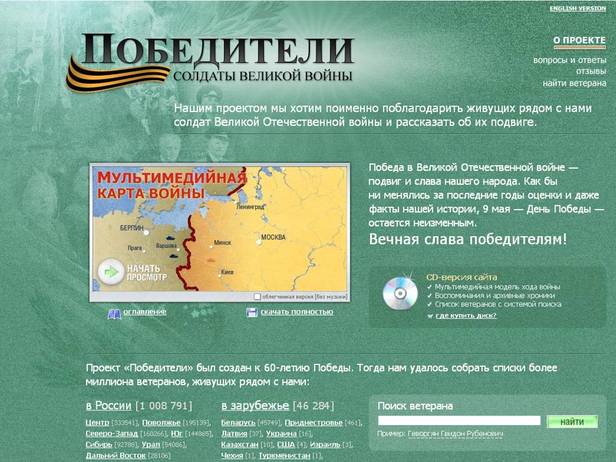 Проект Победители